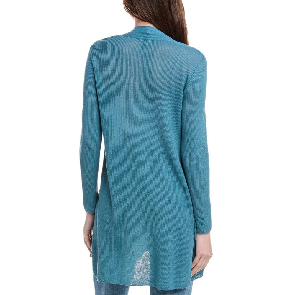 Eileen Fisher River Linen Blend Long Cardigan Sweater XS NWT - Picture 3 of 12